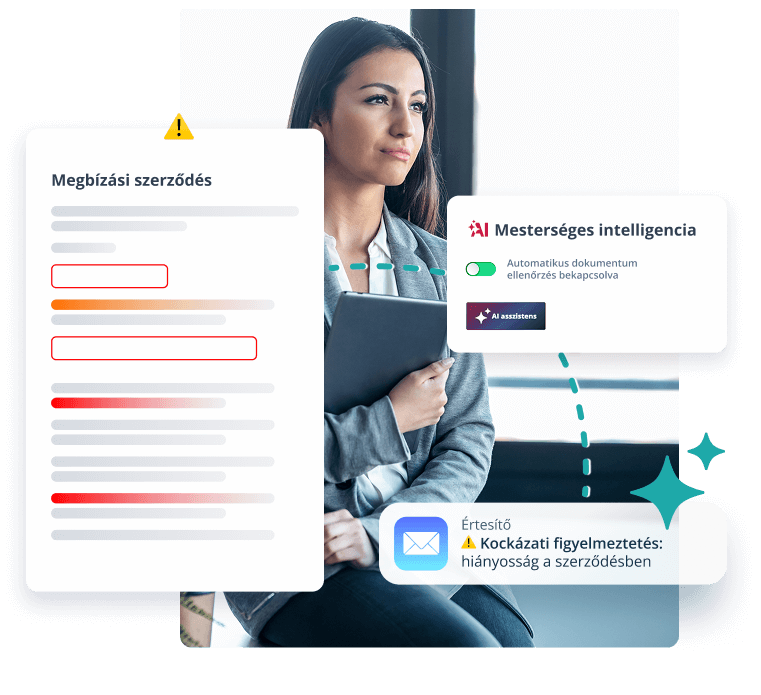 Asisten AI pribadi Anda meninjau kontrak seperti yang Anda lakukan.